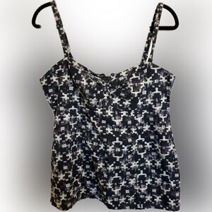 Patagonia Black and White Patterned Tank Top